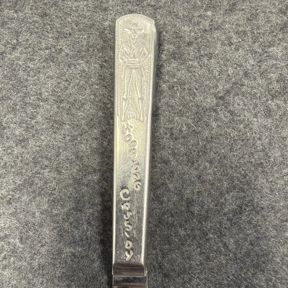 Hopalong Cassidy Flatware Silverware Butter Knife Stainless Metal Old Vintage